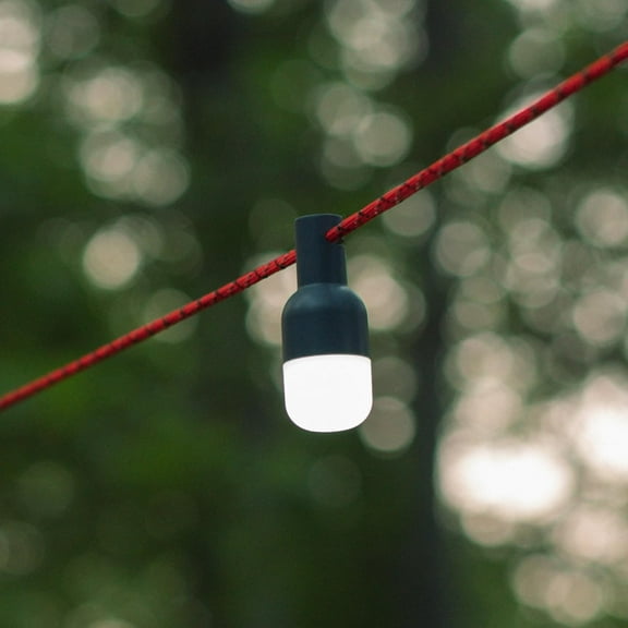 MPOWERD Luci Solar Site Lights - 6 Detachable Mini Camping Lights with Tent Stakes and Charging Case