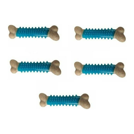 MPP Dog Durable Mint Flavor Medium Bone Dental Chew Toy Choose Quantity (5 Bones)