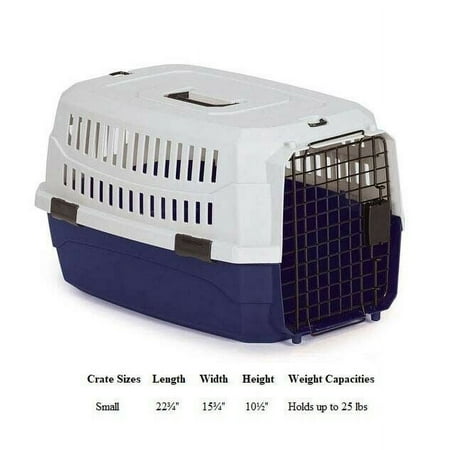 MPP Heavy Duty 22.75" Plastic Pet Kennel & Crate for Dogs with Assembly Screws