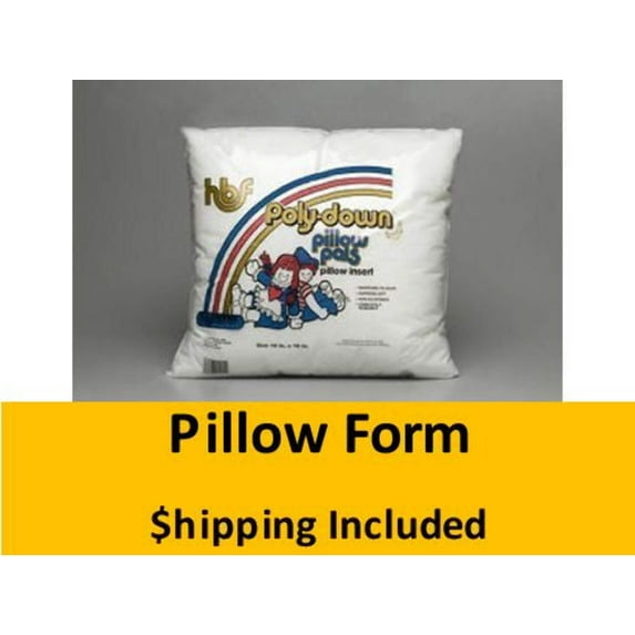 MPP12 Hobbs Polydown Pillow Insert (12" Pillow Form) shipping included*