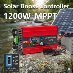MPPT 1200W Solar Boost Charge Controller for 48V/60V/72V Battery Charger Charge Digital Controller