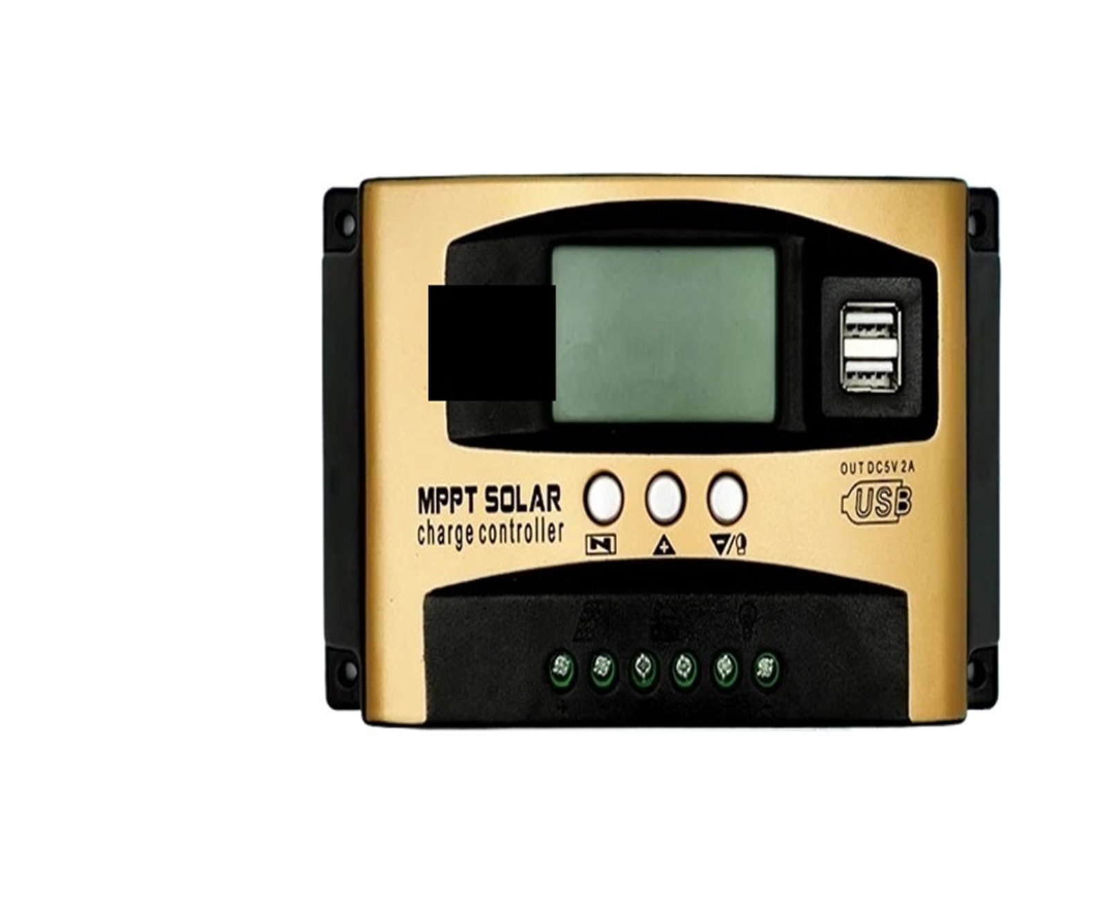 MPPT 30A 12V/24V Solar Panel Charge Controller Battery Regulator With Dual USB Port,LCD Display