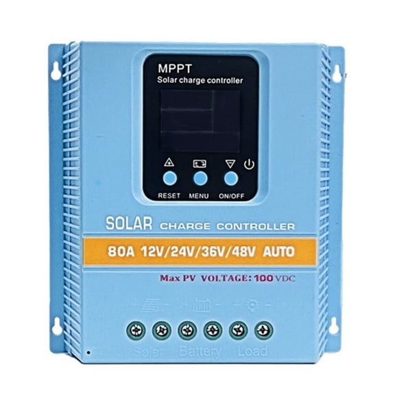 MPPT 60/80A Solar Charge Controller 12V24V36V48V Automatic Identification for RV