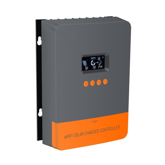 MPPT 60A Solar Charger Controller 12V 24V 36V 48V With Blacklight LCD Max PV Input 160VDC Support Lithium Battery ,Safe to Use