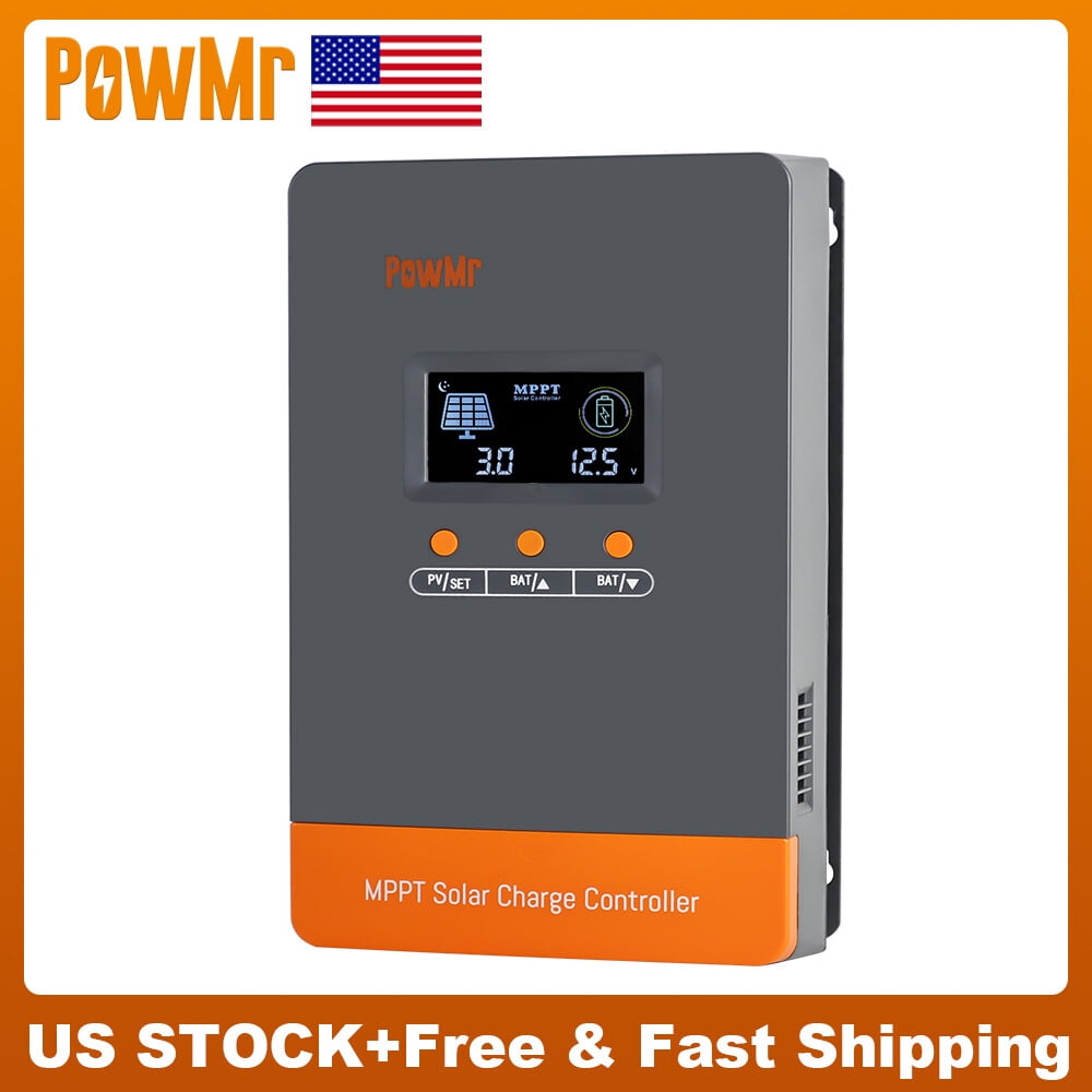 MPPT 80A Solar Panel Charge Controller 12V/24V/36V/48V Auto 160Vdc LCD Regulator