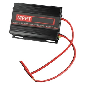 MPPT Solar Boost Controller Charger 800W, LCD Display USB Solar Charge Controller for 24V 36V 48V 60V 72V Battery Systems