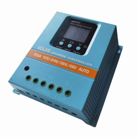 MPPT Solar Charge Controller 12V 24V 36V 48V LCD Display 80A