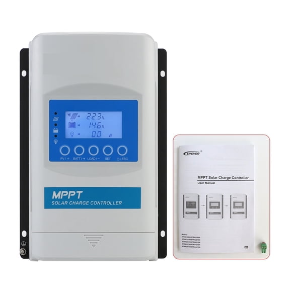 MPPT Solar Charge Controller 20A 30A 40A LCD Solar Regulator 12V-24V/12-48V Auto Tracer 1210N 2210N 3415N 4415N TOP ,Multiple Protection Functions