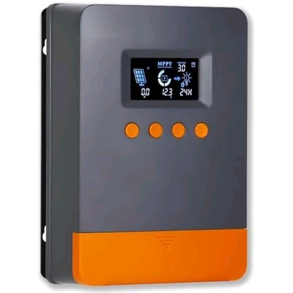 MPPT Solar Charge Controller 35A for 12V/24V, Max.PV Input 80V Solar Controller/ Regulator Parameter Adjustable, LCD Display USB Port Work with Sealed, LiFePO4, Gel, Flooded and Li$$Garden & Patio