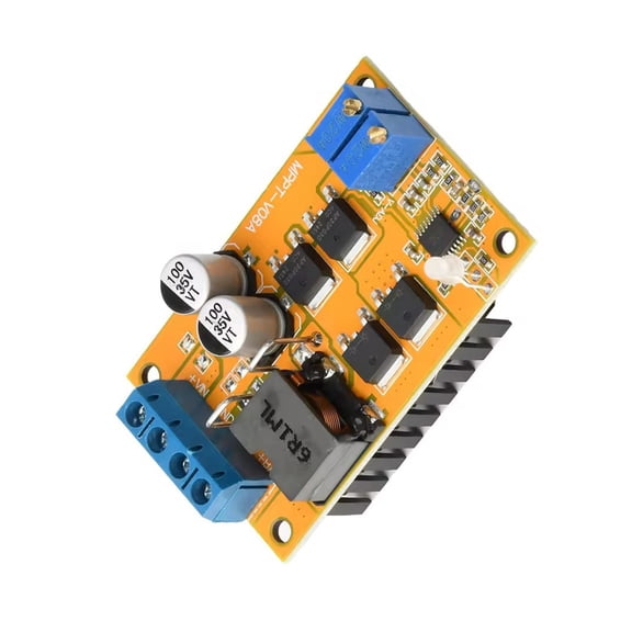 MPPT Solar Charging Controller 100W 5A High Efficiency 95% Conversion For Outdoor Home Solar Systems Compatibility