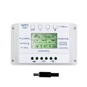 MPPT T20 Solar Charge Controller 12V 24V Auto MPPT+PWM 20A 260W LCD Display Solar Panel Battery Regulator Max PV 48V OEM ,High Efficiency