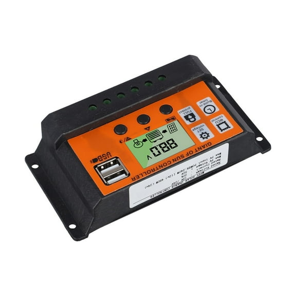 MPPT for PWM Solar Charge Controller Solar Panel Battery Regulator Dual USB Port 20A Fangkenuo