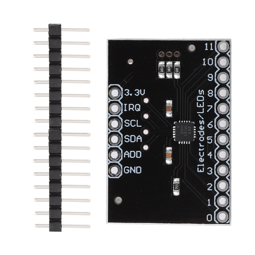 MPR121 I2C Control for 12-Key Keyboard via Breakout Board Capacitive ...