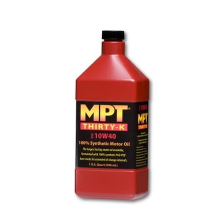 MPT Industries MPT26 MPT THIRTY-K 10W40 100% Synthetic Motor Oil