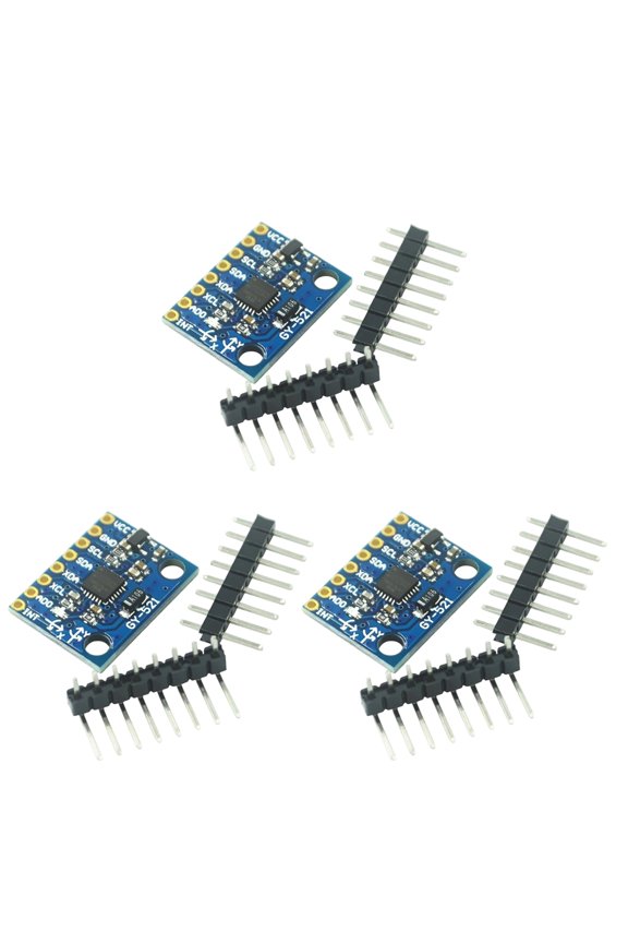 MPU6050 Digital 3-Axis Gyro + Accelerometer Module, Compact Design with ±2g-±16g for Motion Tracking & STEM Projects