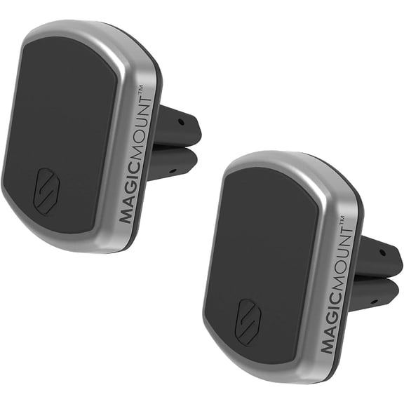 MPV2PK-UB MagicMount Pro Magnetic Car Phone Holder - Strong Magnet Mount for iPhone and Android - Secure Magnetic Mount for Car Air Vent - Universal 360 Adjustable Mobile Cell Holder - 2-Pack