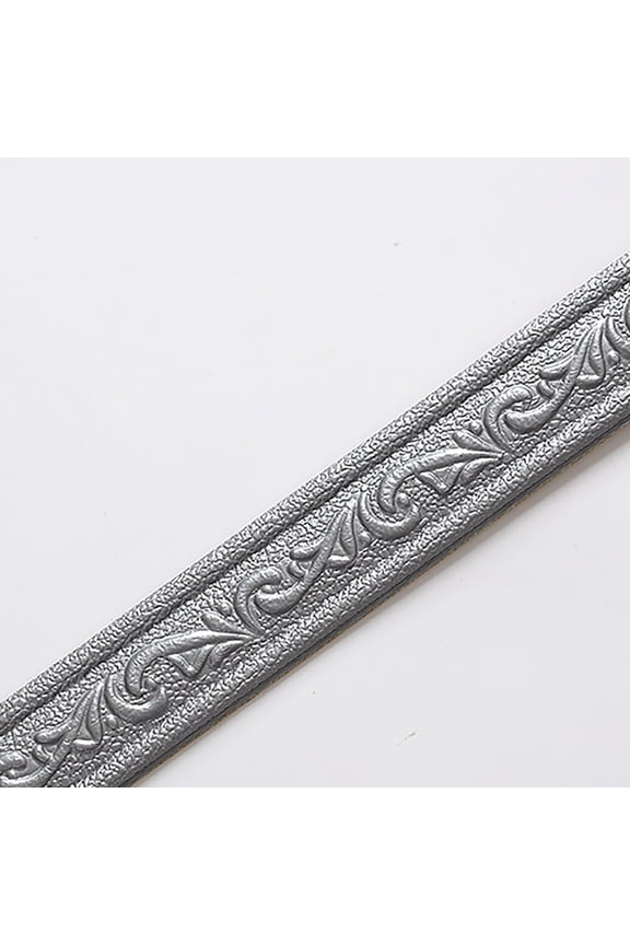 Wall Trim Line Skirting Border 3D Pattern Sticker Decorative Self Adhesive Waterproof Strip Foam Molding for Home Baseboard Corner Waist Lines Wallpaper