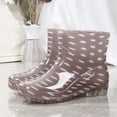 thumbnail image 1 of MPWEGNP Water Shoes for Women Rubber Boots Rain Boot Pvc Rainproof Shoe, Low Cut Adult Mid Tube (Grey 8.50), 1 of 4