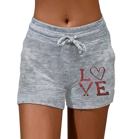 MPWEGNP Womens Yoga Shorts Women's Shorts Lounge Comfy Pajama Bottom with Pockets and Drawstring