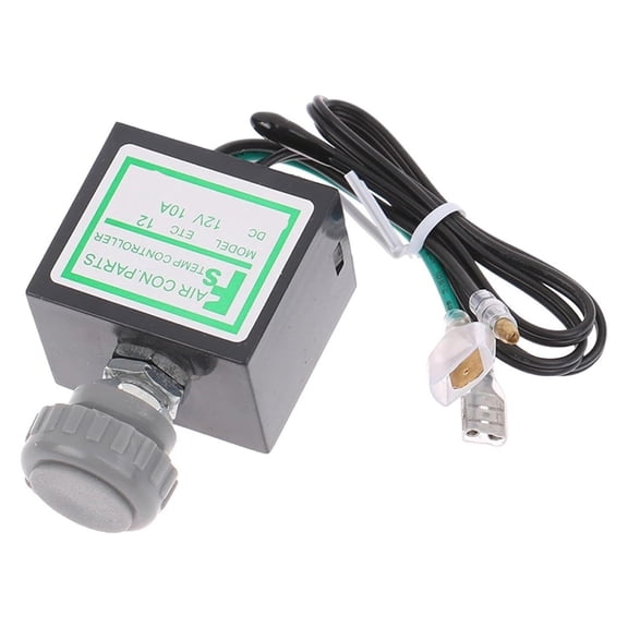 MPXBM 1PC 12V/24V Car Air Conditioner Electronic Thermostat Switch Temperature Control Auto Accessory Car Accessories