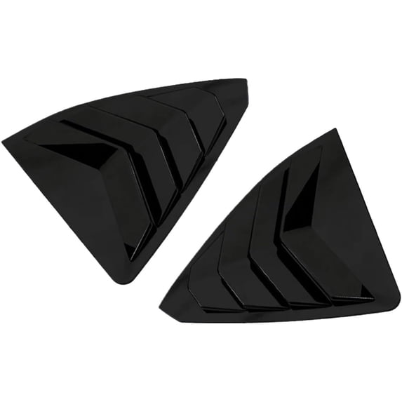 MPXBM 2 Pcs Compatible For Lexus ES 350 300h 2019 2020 Car Styling ABS Accessories Rear Window Louvers Shutters Blinds Cover Trim