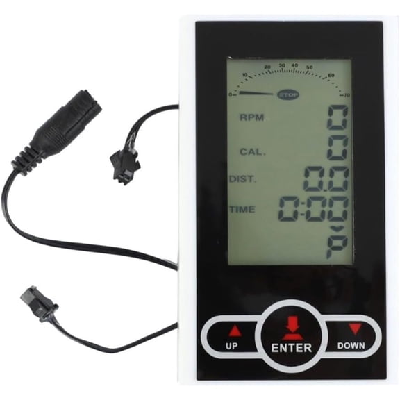 MPXBM For Exercise Monitor Speedometer, Exercise Bike Computer Indoor Monitor Stationary Monitor Speedometer with W/Heart Rate for Computer Spinned Bike