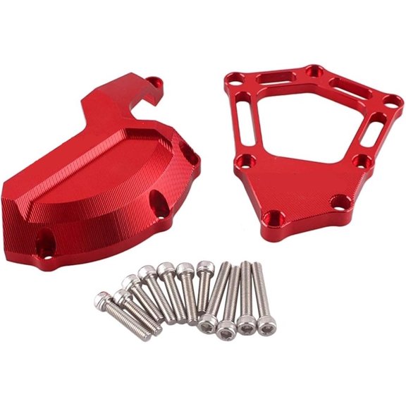 MPXBM Motorcycle Lower Engine Cover Guard Frame Slider Cap for BMW S1000RR 2009-2014, Red