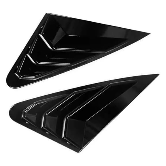 MPXBM Rear Side Window Louvers for Audi A4 A4L S4 B8 Sedan 2009 2010 2011-2016 Racing Style ABS Side Rear Window Louvers Body Kit Accessories Cars