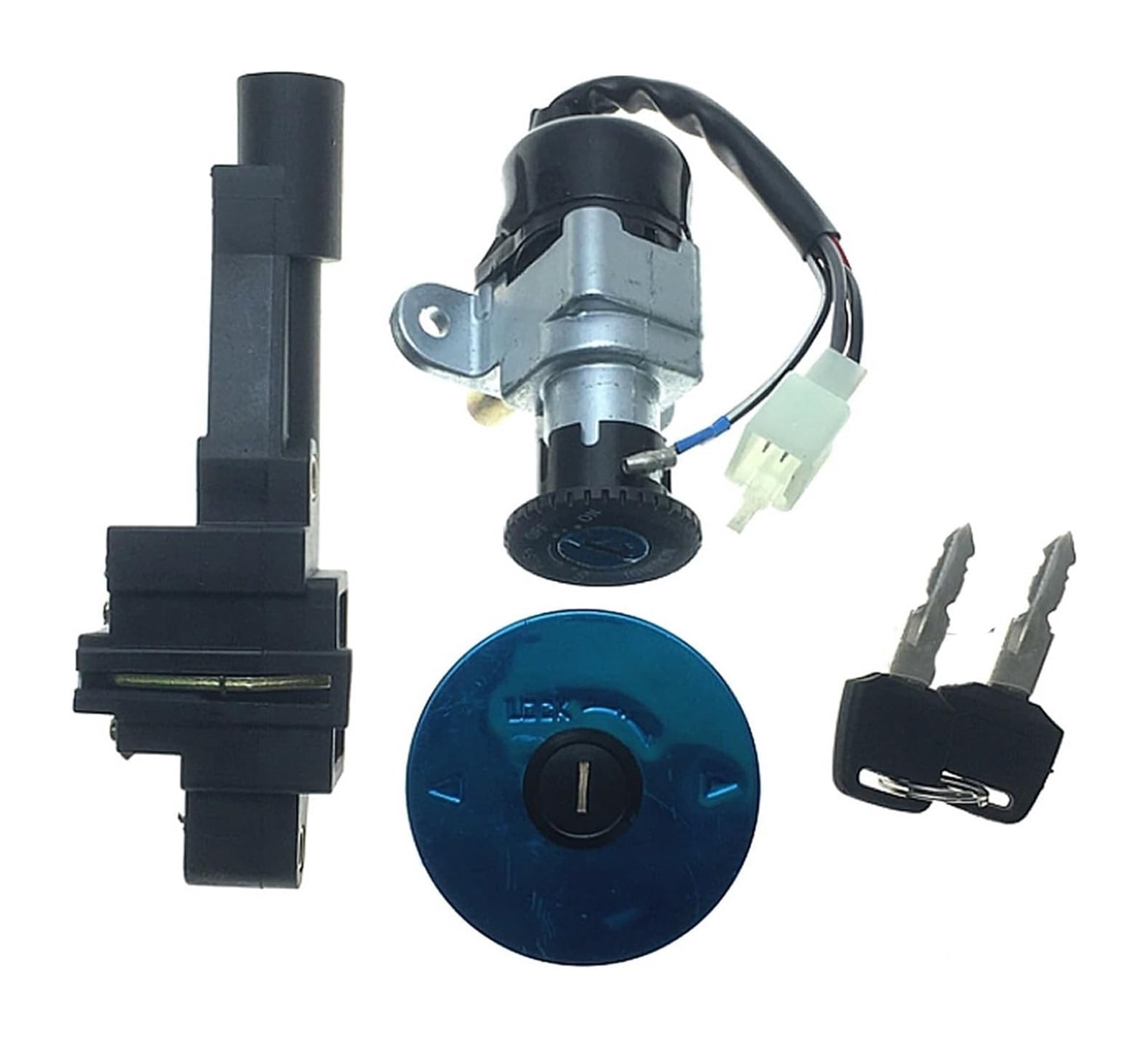 MPXBM Replacement 3KJ Jog 50 Lock Ignition Key Switch Set Seat Lock Key ...