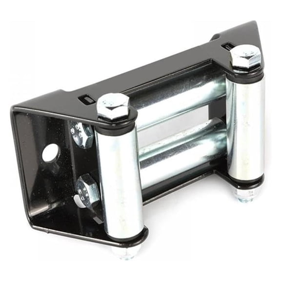 MPXBM Winch Roller Fairlead Guide Compatible With ATV And UTV Winches With Bolt Center Installation Black Silver