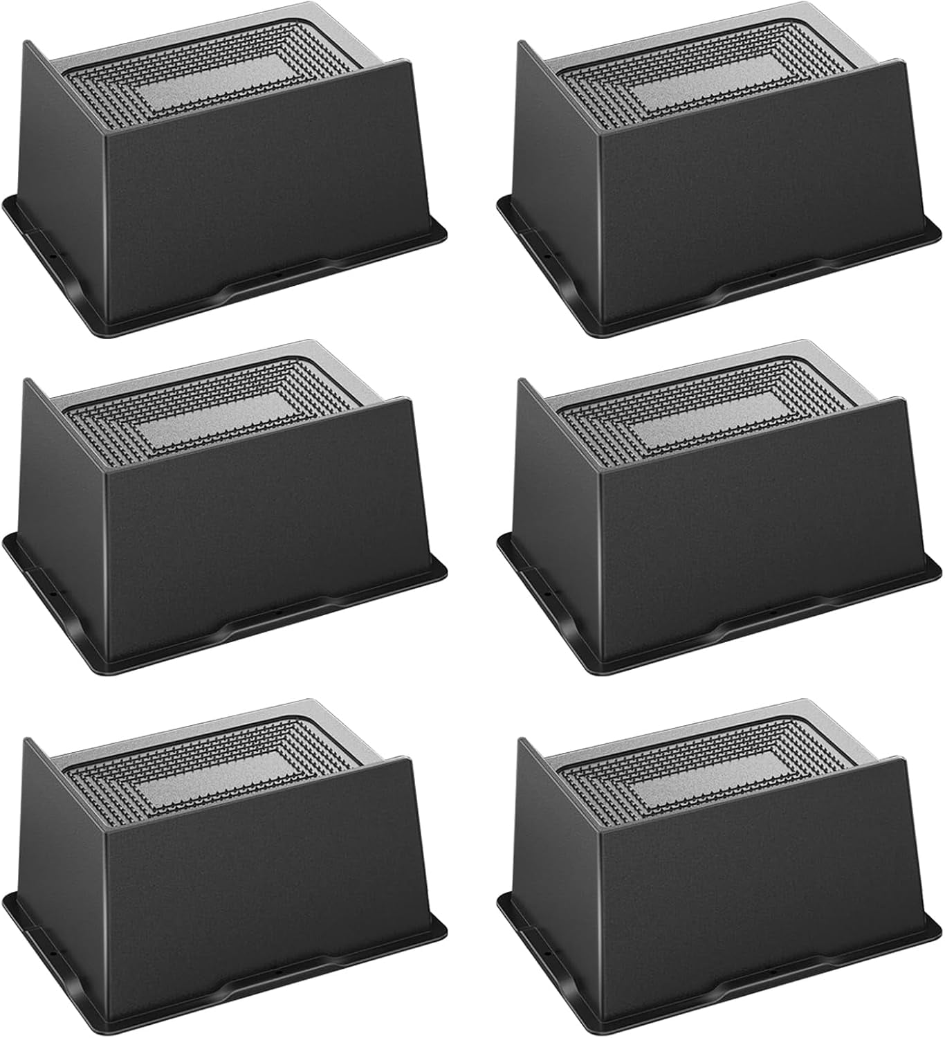 Bed Risers 5 Inch – Heavy Duty Furniture Lifts For Bed, Desk, Couch - View #13