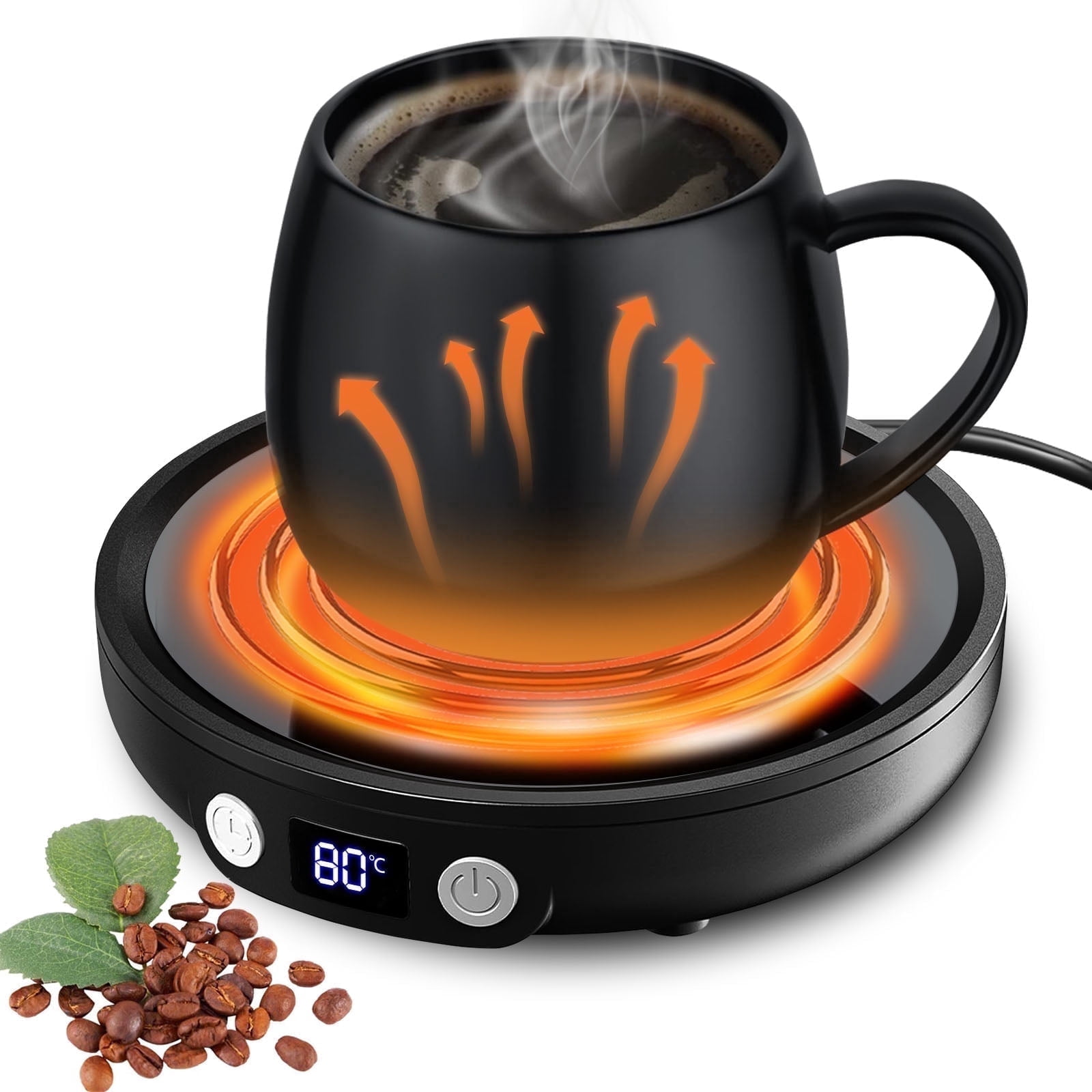 MQ Coffee Mug Warmer, Cup Warmer - 3 Temp Settings, 2-12H Timer, 4 ...