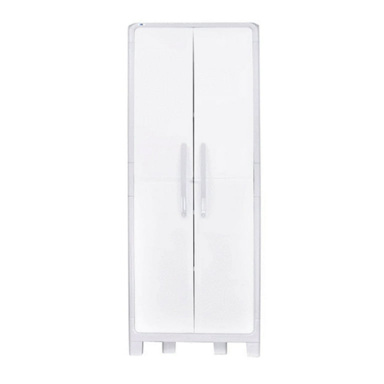 MQ Eclypse 5-Shelf Plastic Utility Storage Cabinet 38.6H x 28.35 W x  18.11D, Gray 