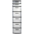 thumbnail image 1 of MQ Eclypse 7-Drawer Plastic Storage Unit, Black, 1 of 13