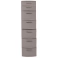 MQ Eclypse 7Drawer Plastic Storage Unit, Taupe