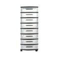 thumbnail image 1 of MQ Eclypse 8-Drawer Rolling Storage Cart in Black, 1 of 17