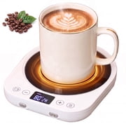 MQ Mug Warmer Electric, 3 Temperature Settings Gravity-Induction Coffee Warmer,1-9 Timer Auto Shut off