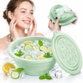 thumbnail image 1 of MQ Silicone Face Bowl for Ice with Built-In Icetray, Collapsible Ice Bowl for Face Bath at Home, 1 of 9