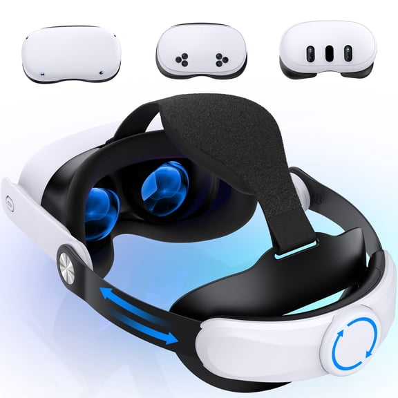 Head Strap for Meta Quest 3S/Quest 3/Quest 2,VR Headset Strap Pressure PlayStation Vita Game