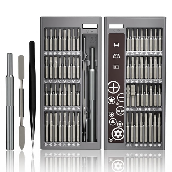 MQHOOB 68‑in‑1 Precision Screwdriver Set, Mini Manual Repair Screwdriver Kit with Magnetic Bits, for Phone, Camera, Laptop, Game Console & Electronics