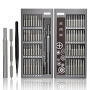 MQHOOB 68‑in‑1 Precision Screwdriver Set, Mini Manual Repair Screwdriver Kit with Magnetic Bits, for Phone, Camera, Laptop, Game Console & Electronics