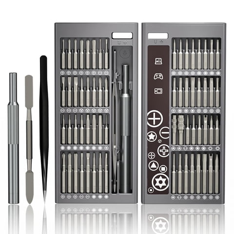 MQHOOB 68in1 Precision Screwdriver Set, Mini Manual Repair Screwdriver Kit with Magnetic Bits, for Phone, Camera, Laptop, Game Console & Electronics