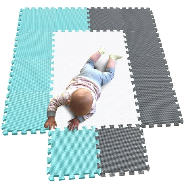 MQIAOHAM 18pcs (30×30×1CM/11.81×11.81×0.39inch per piece) children