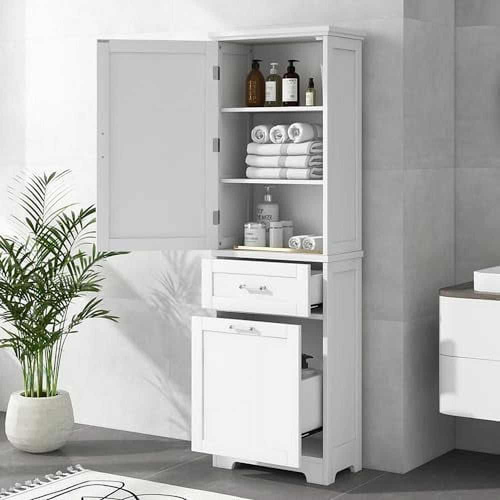 MQLIFEBOOM Harper & Bright Designs Cabinet 67 Inch Freestanding Tall ...