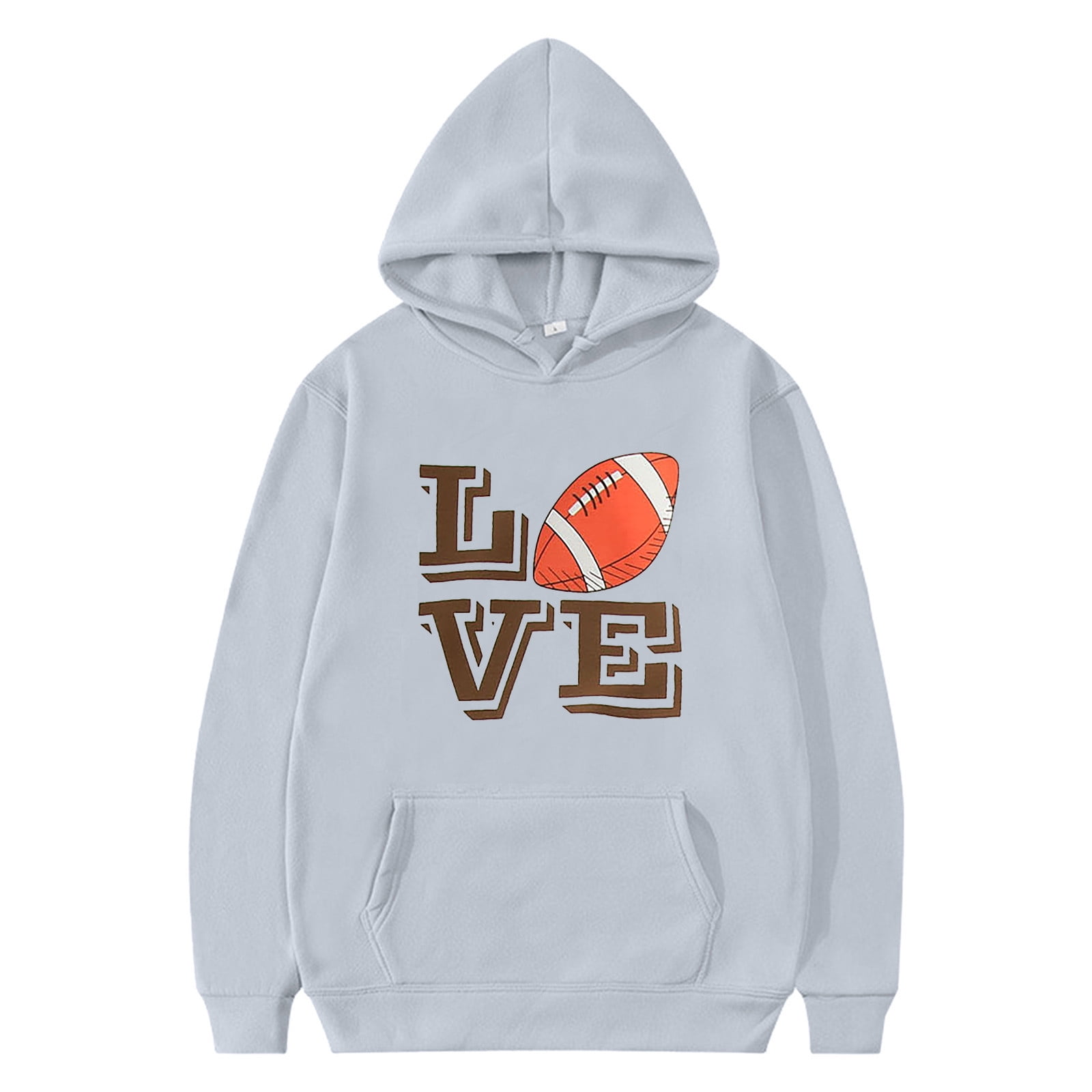 MQLKF Child Toddler Boys Girls Long Sleeve Rugby Football Letter Prints