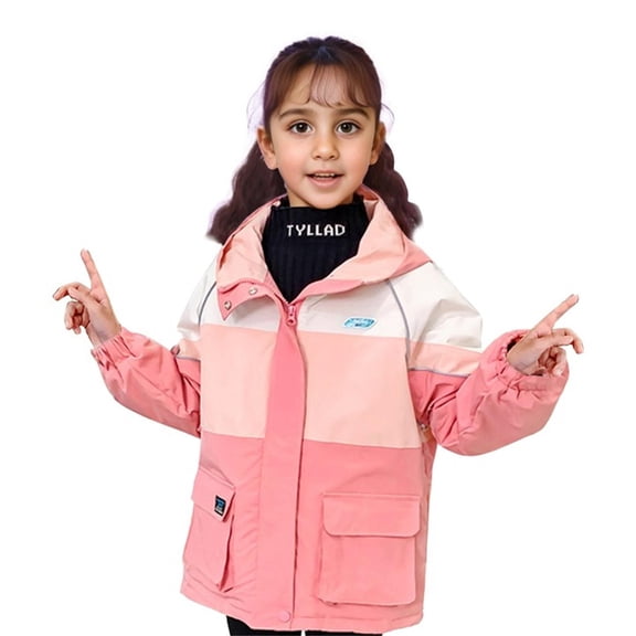 MQLKF Girls Winter New Interchange Jacket Thick Hardshell Mountaineering Clothing Outdoor Sports Jacket Clothing With Cotton Jacket Leisure Cute Trendy Girls Outerwear