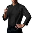 thumbnail image 1 of MQLKF Men's Catering Chef Workwear Chef Outfit Long Sleeve Top Cardigan Shirt Fashionable Breathable Men's Tops, 1 of 4