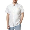 thumbnail image 1 of MQLKF Men's Catering Chef Workwear Chef Outfit Short Sleeve Top Cardigan Shirt Fashionable Cozy Men's Tops, 1 of 5