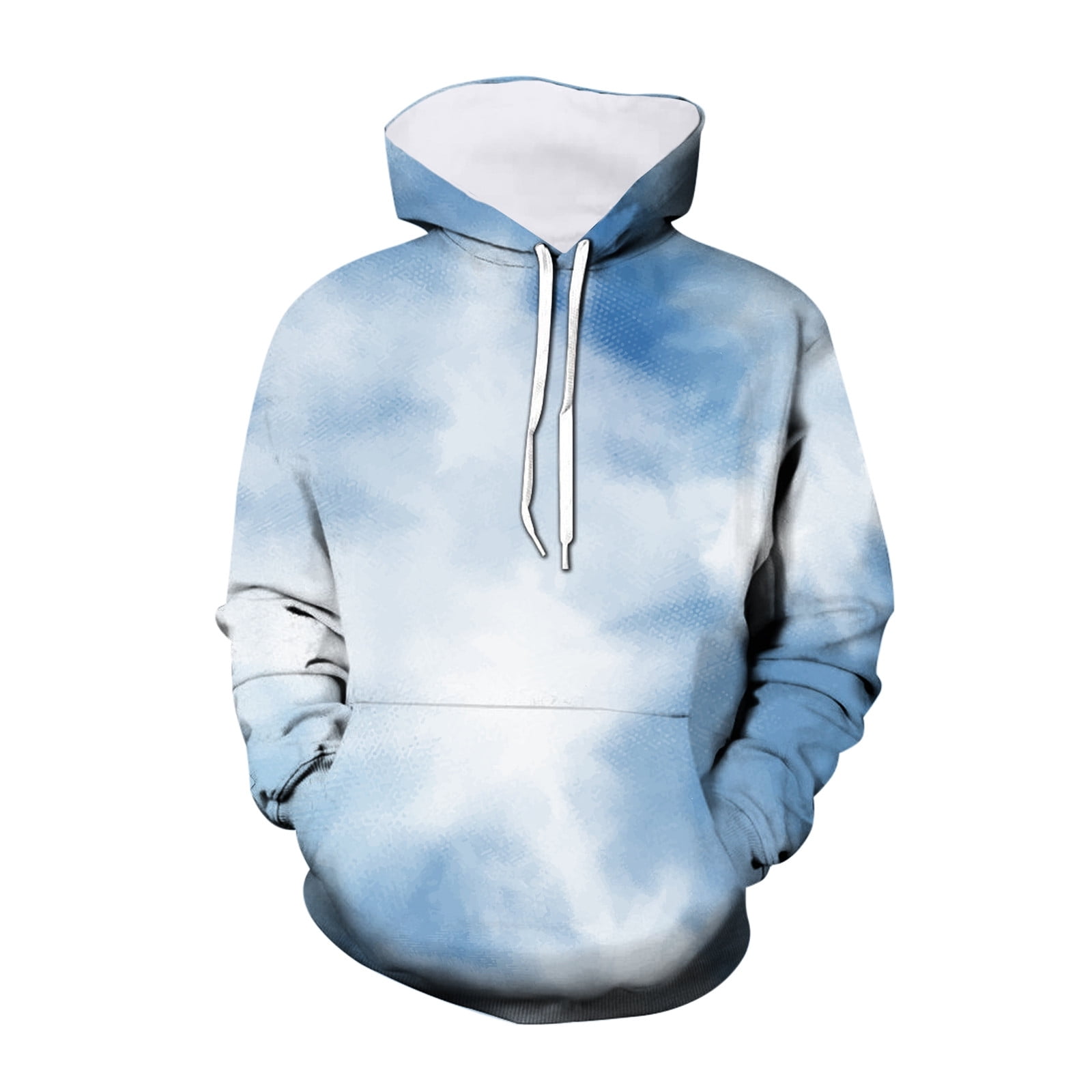 MQLKF New 3d Visual Printed Children's Hoodie Tie Dye Printed