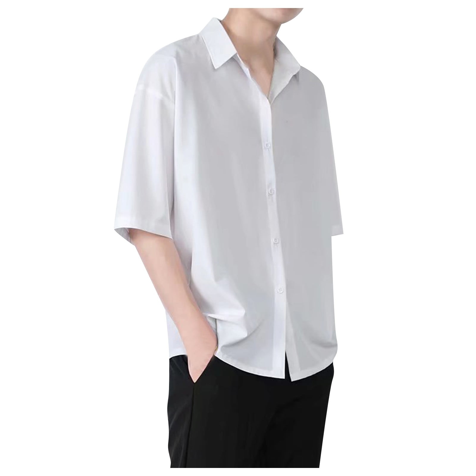 MQLKF Shirts For Men Tech Short Sleeve Shirts Casual Workout ...